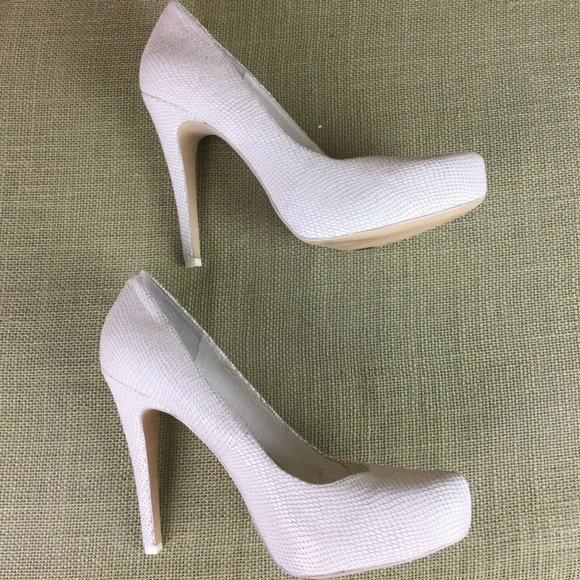 BCBG Generation Parade Leather Platform Heels - Picture 6 of 12